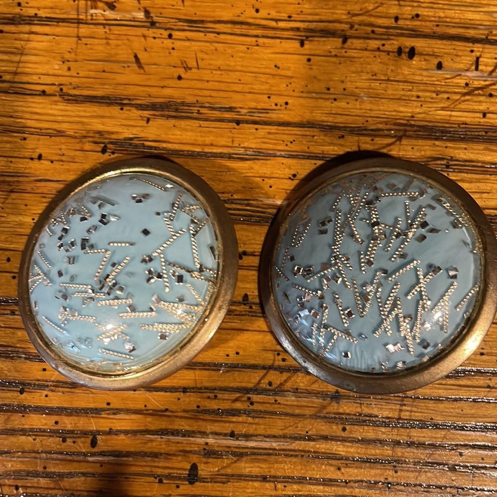 Vintage clip on earrings